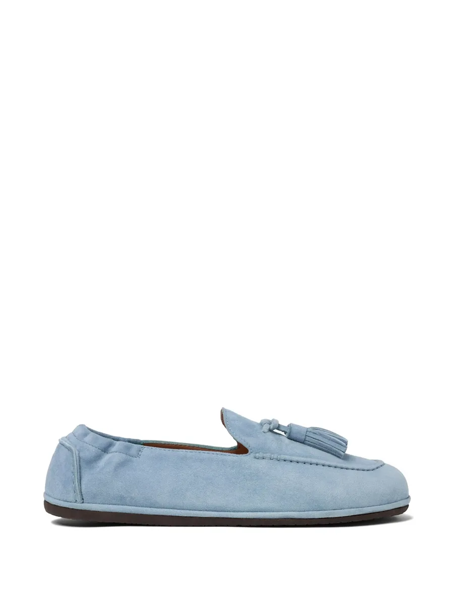 Anais tassels suede loafers 2
