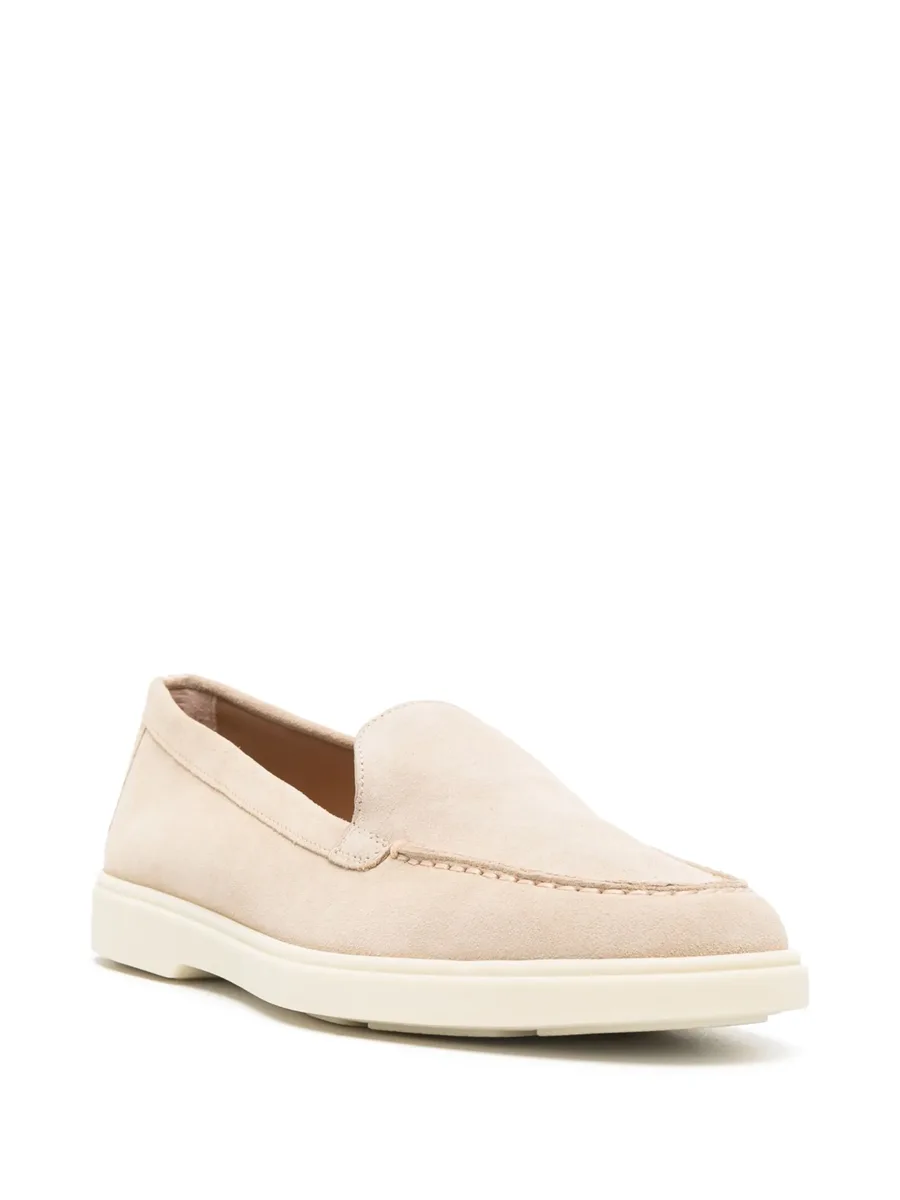 suede round-toe loafers 3