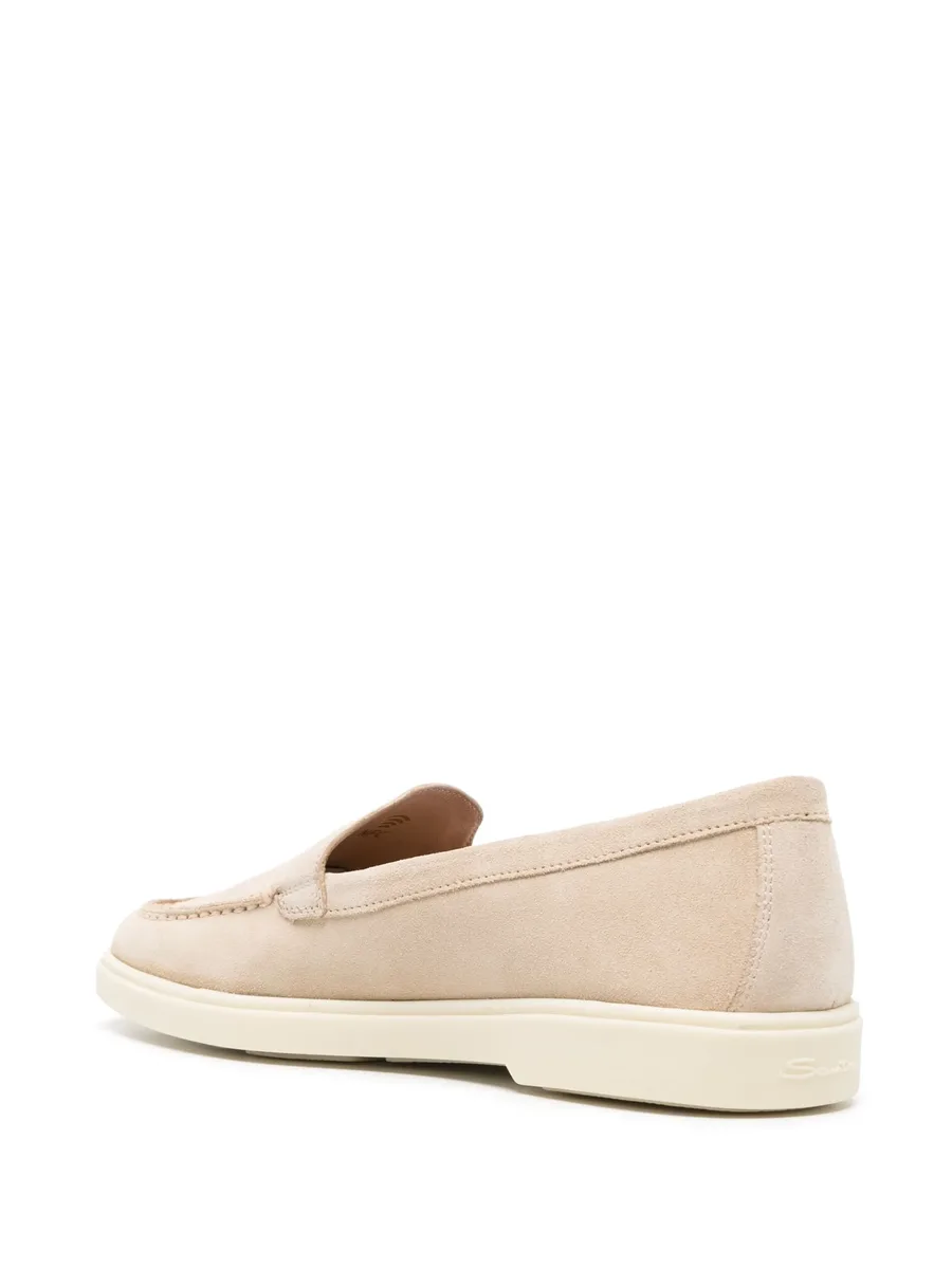 suede round-toe loafers 6