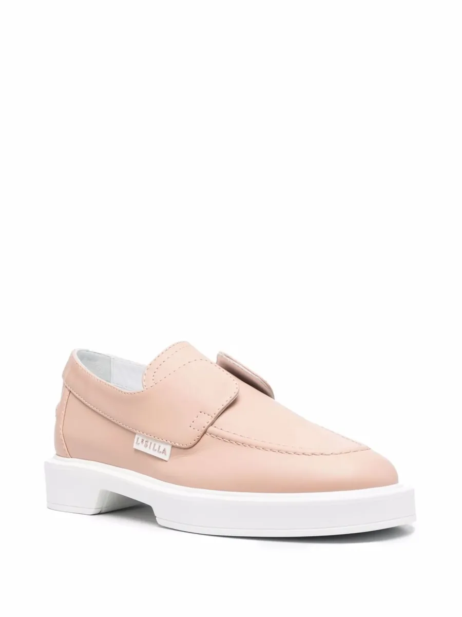 two-tone leather loafers 3