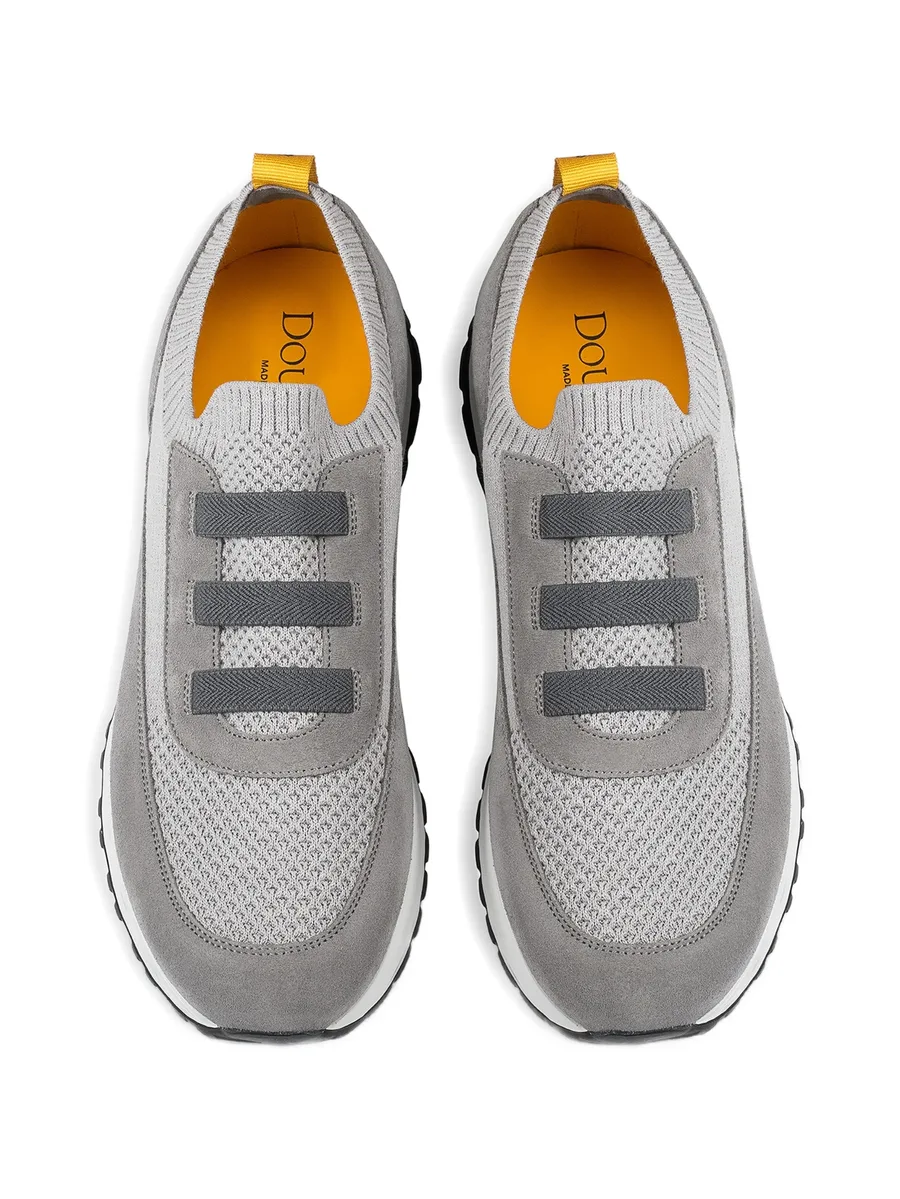 suede panelled sneakers 5