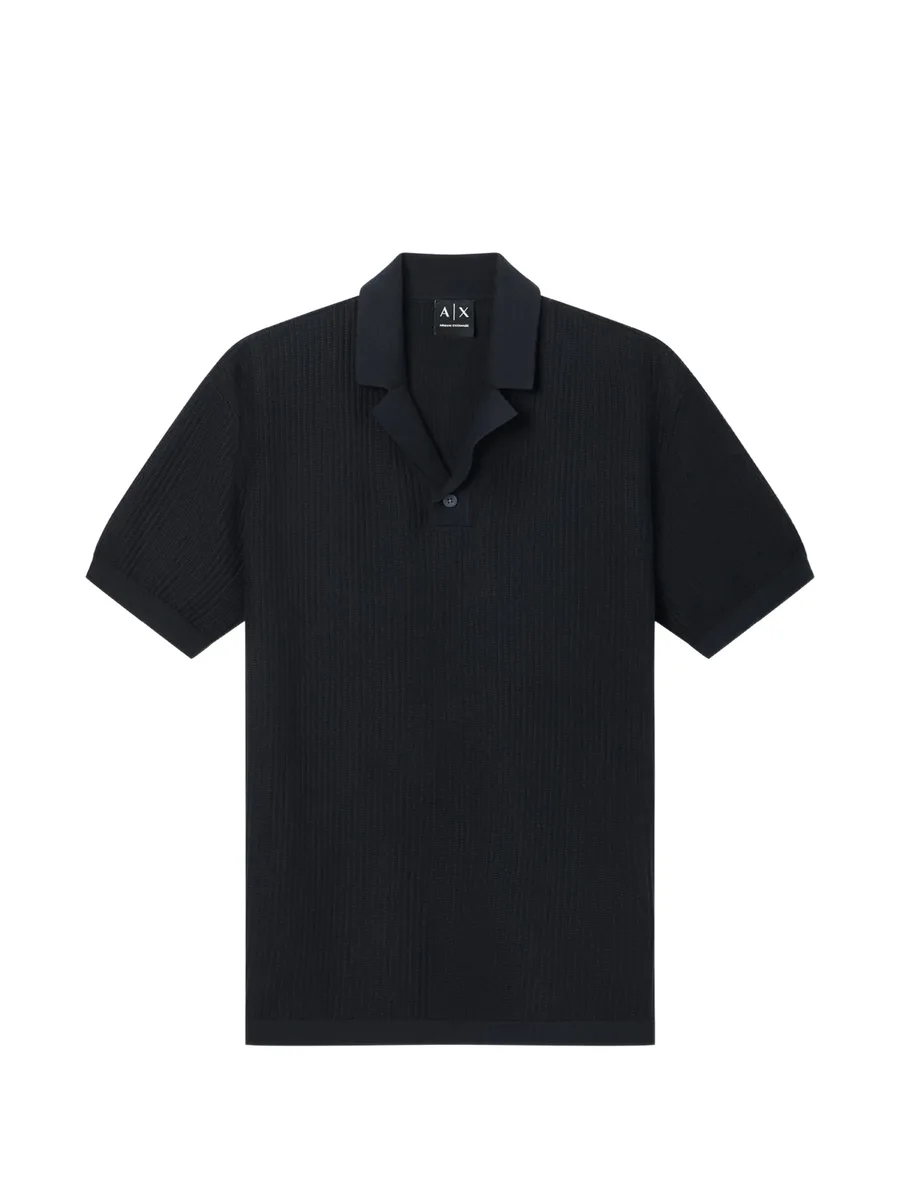button ribbed polo 1