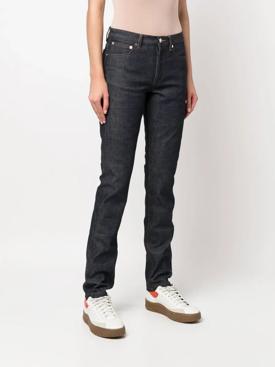 Petit New Standard contrasting-stitch detail jeans 5
