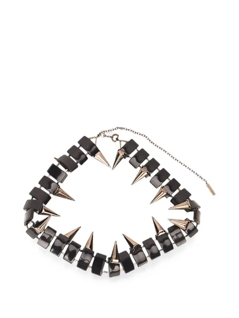studded panelled belt