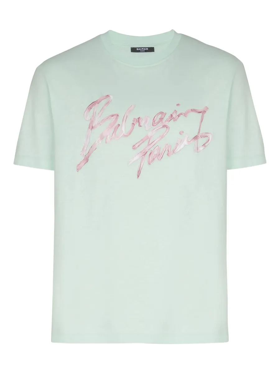 printed cotton T-shirt 1