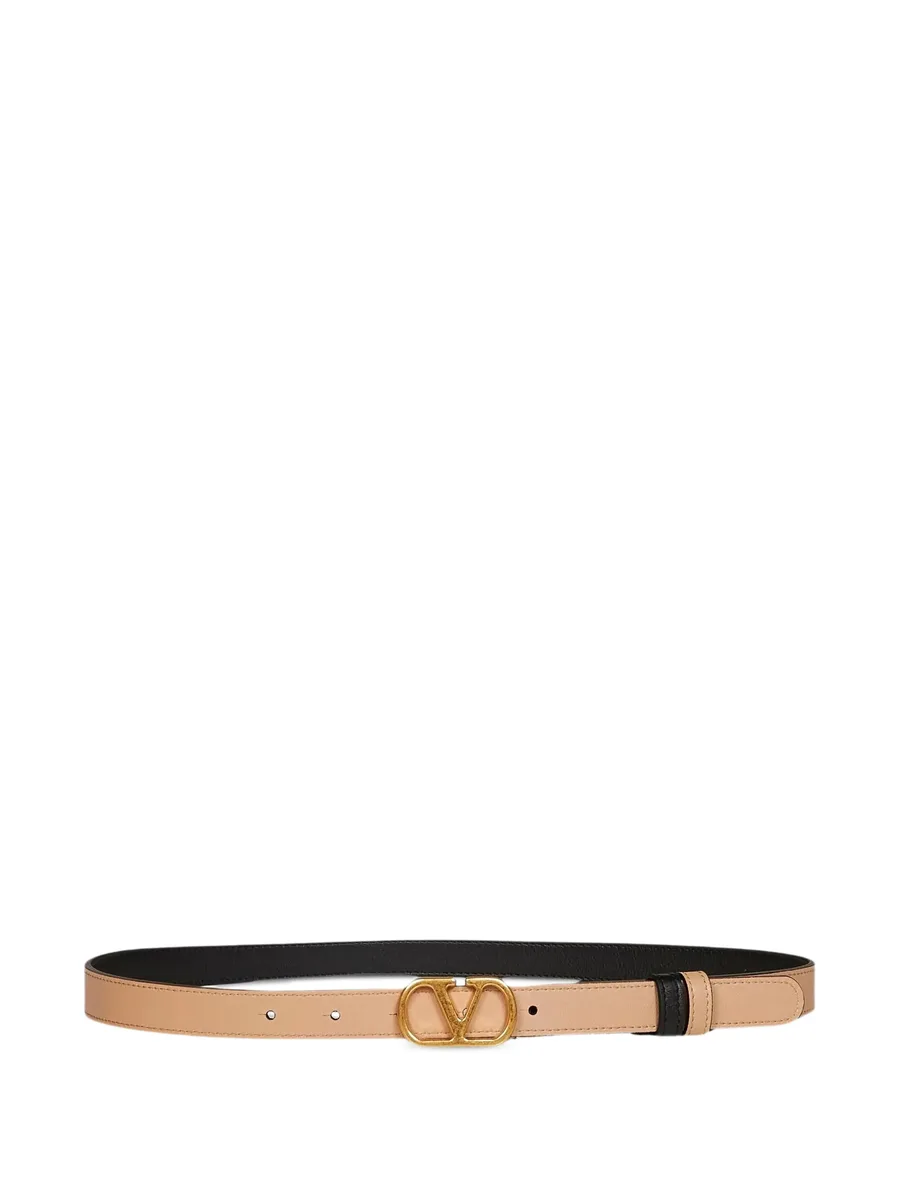 VLogo Signature reversible shiny calfskin belt - 20mm / 1.2 In. 3