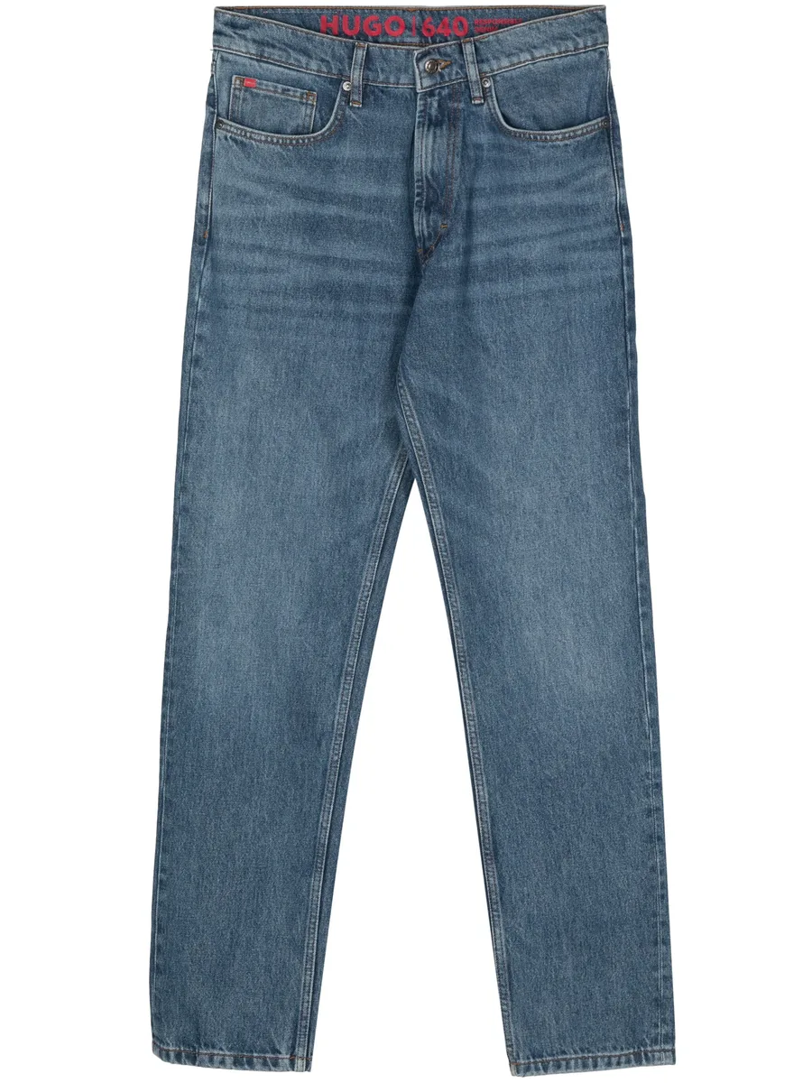 straight-leg jeans 1