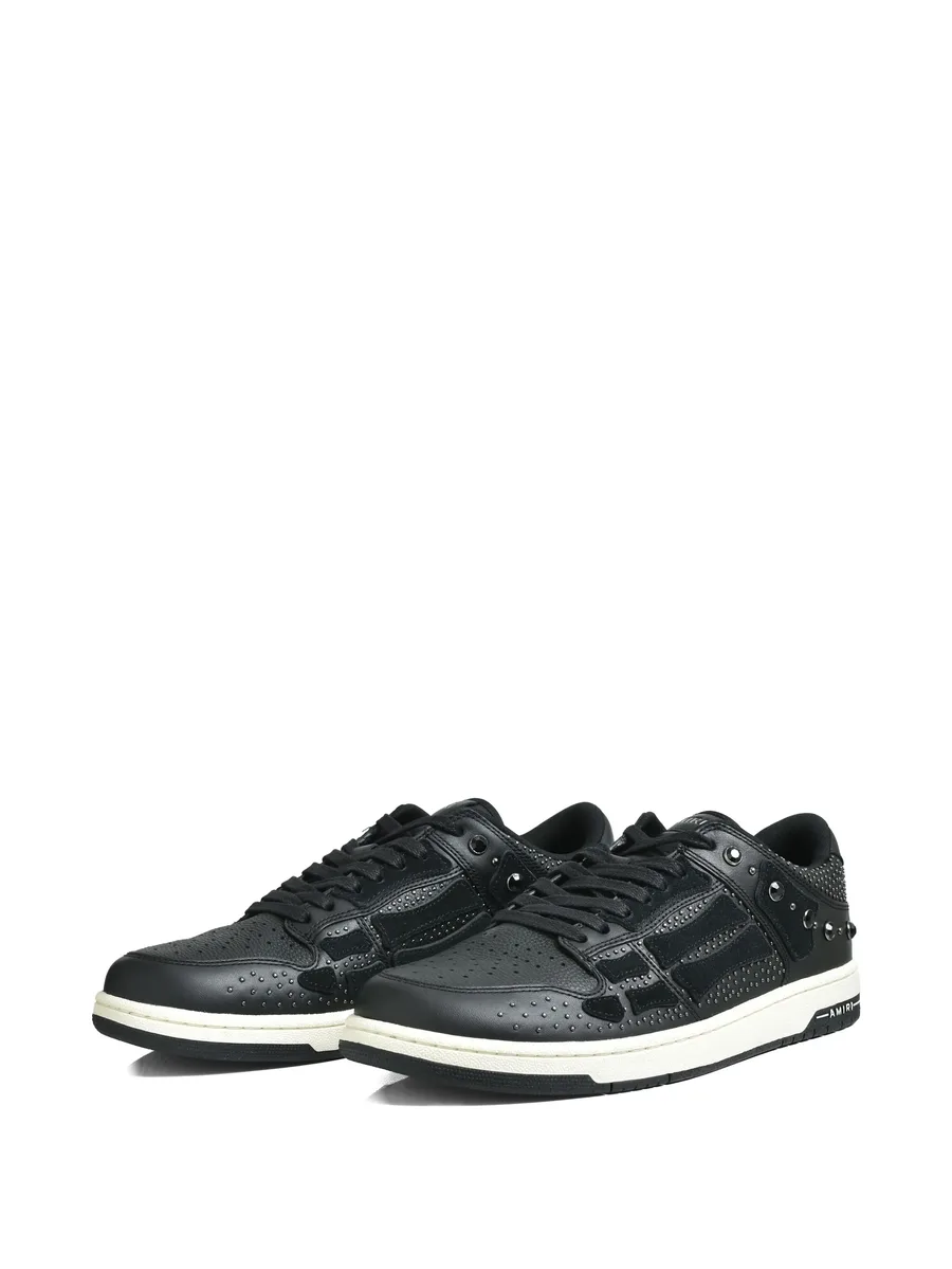 Skel studded lace-up sneakers 3