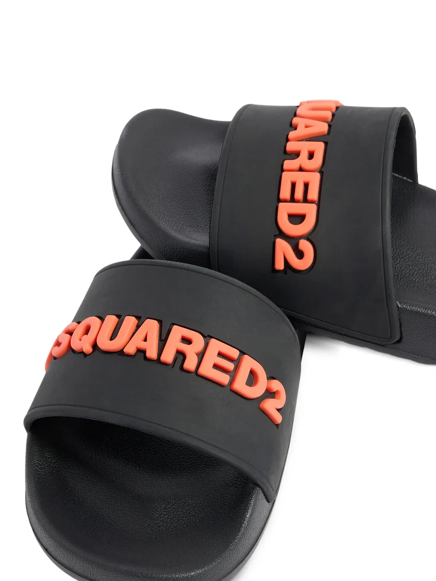 шлепанцы с логотипом 8