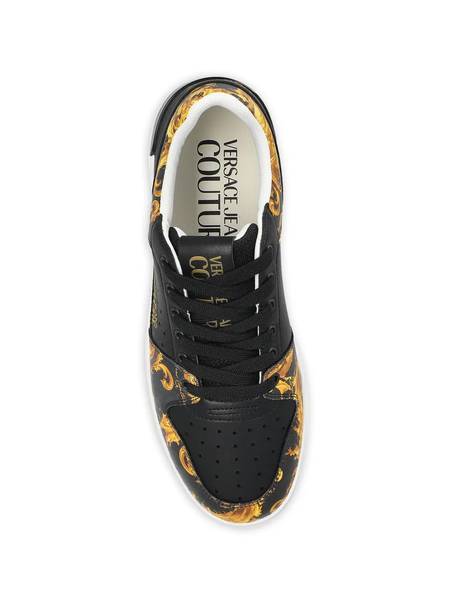 Barocco-print sneakers 8