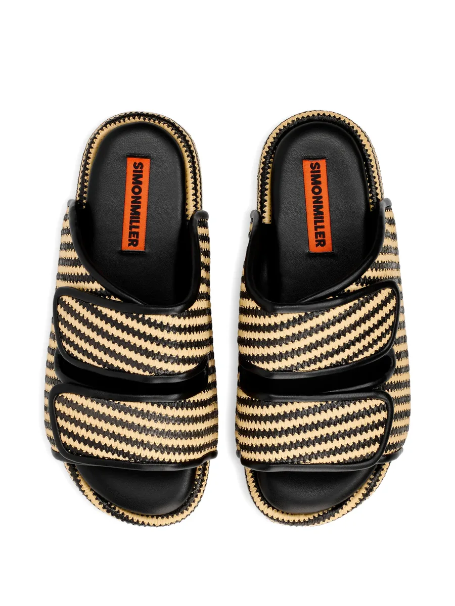 босоножки Raffia Cro в полоску 5