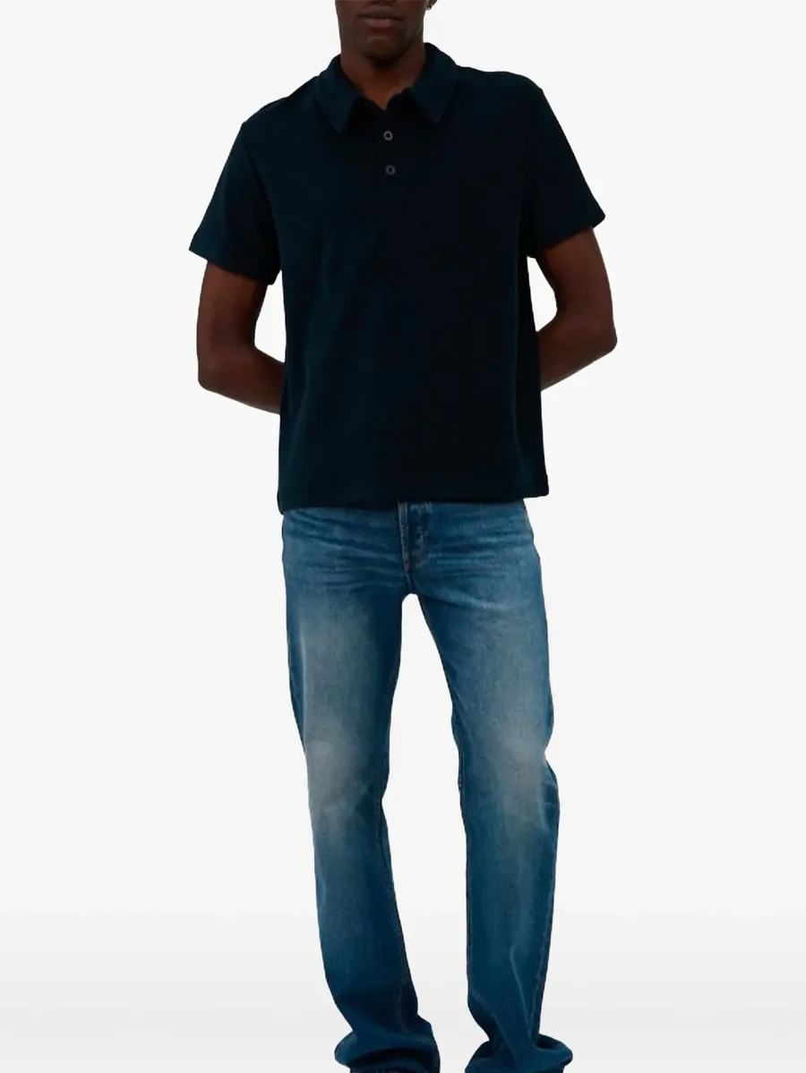 buttoned polo shirt 1