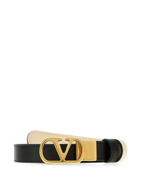 VLogo Signature leather belt