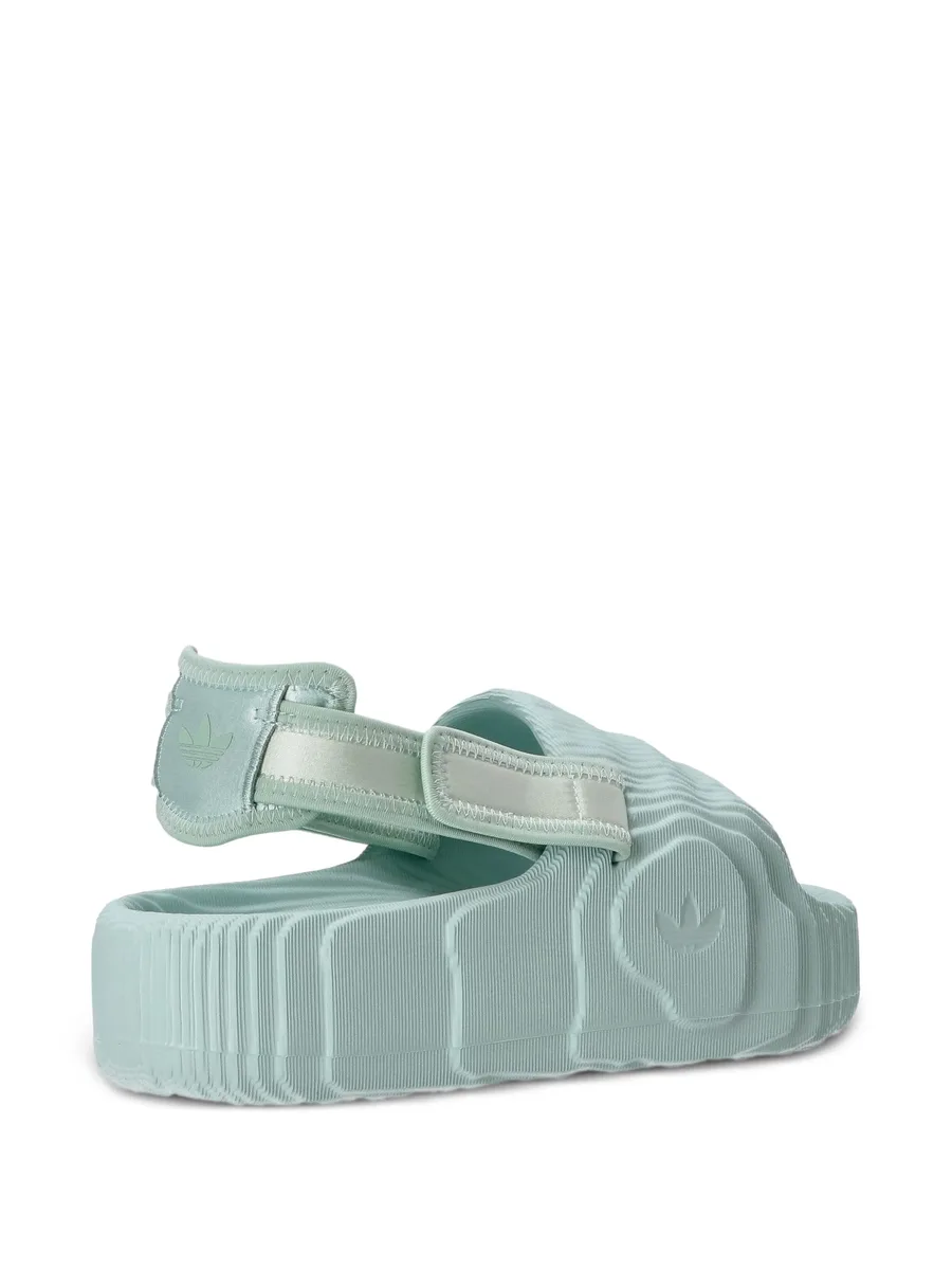 Adilette textured slingback sandals 7