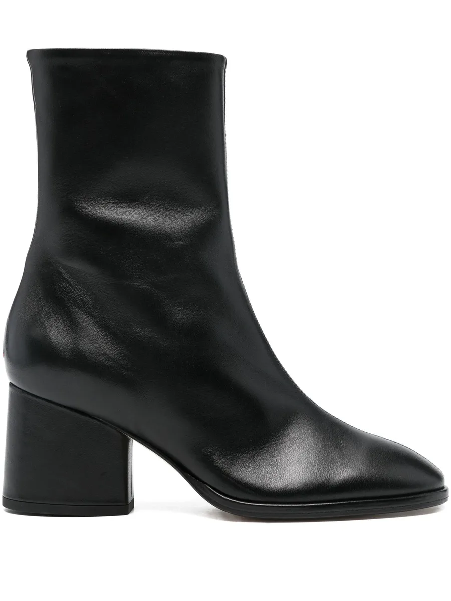 65mm leather ankle boots 1