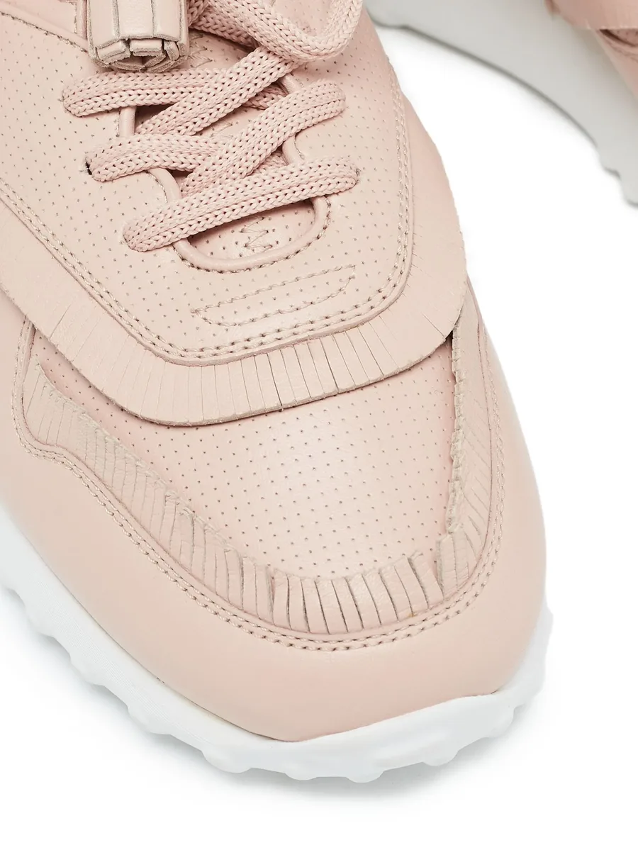 leather lace-up sneakers 11