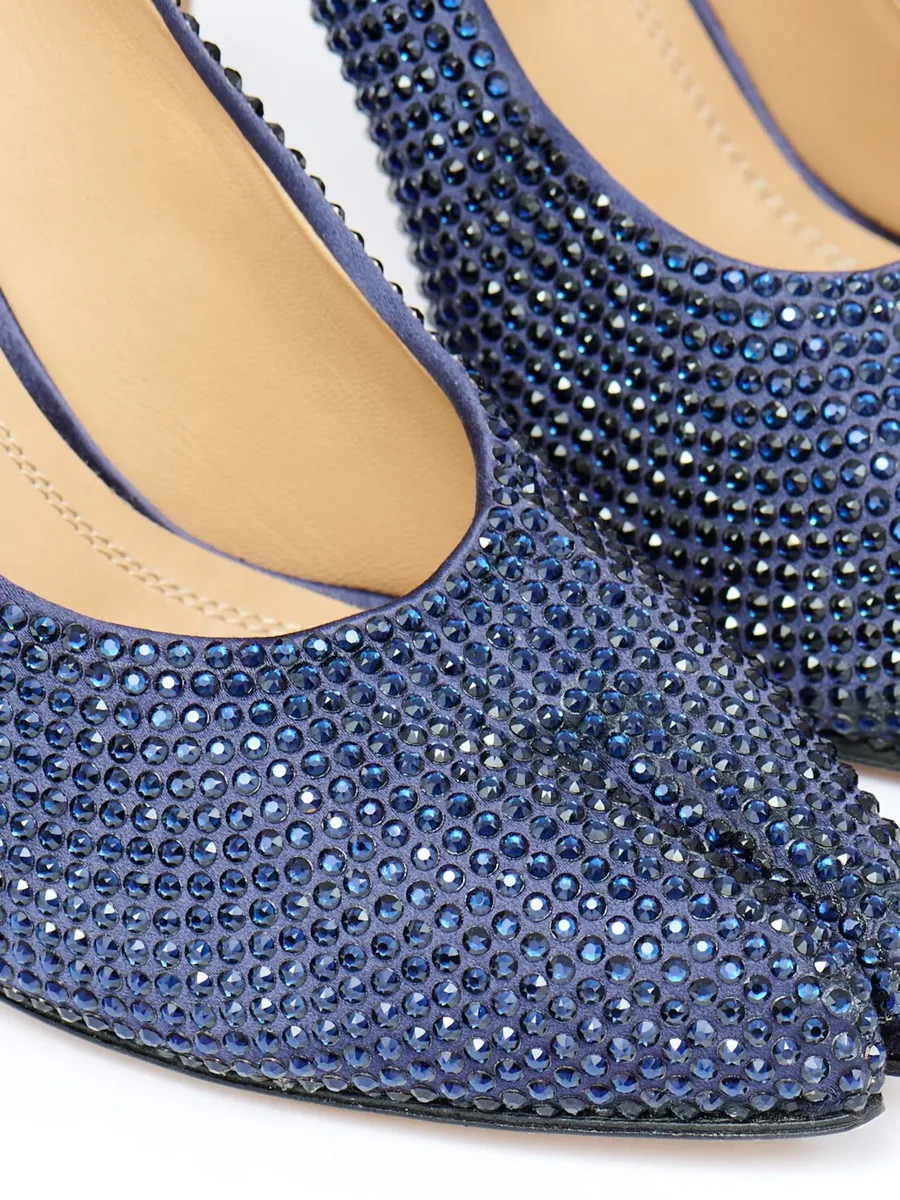 Tabi 110mm rhinestone-embellished pumps 9