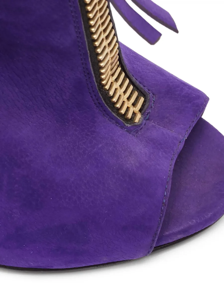 130mm leather ankle boots 11