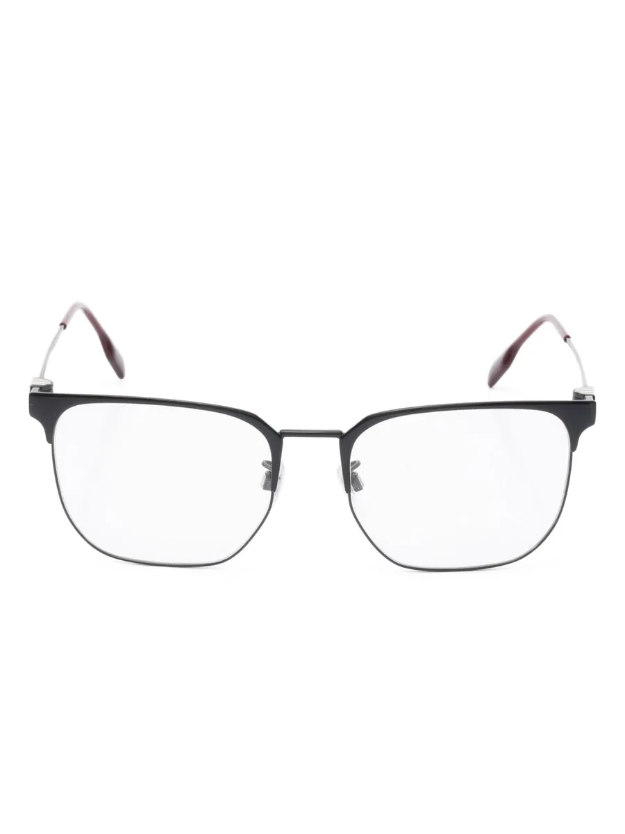 2010 rectangle-frame glasses 1