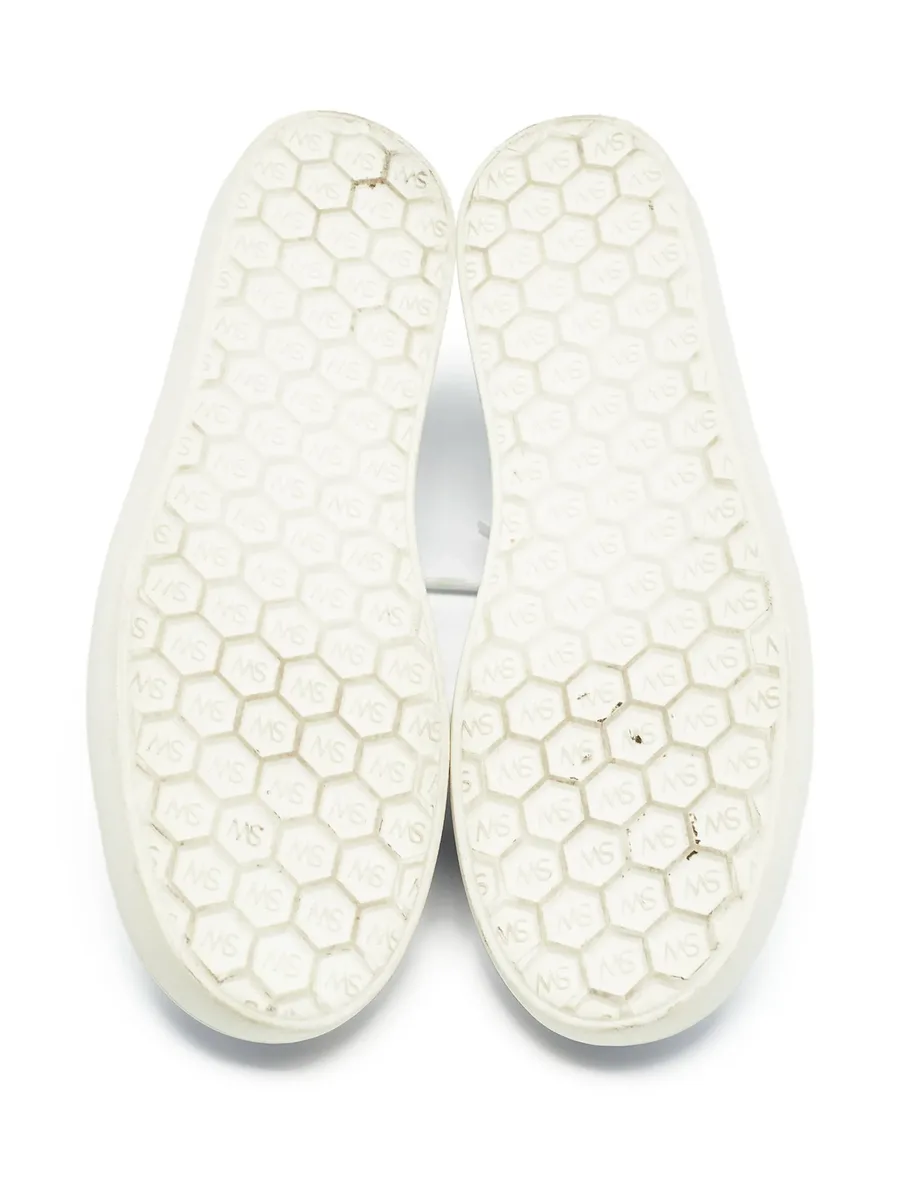 leather lace-up sneakers 8