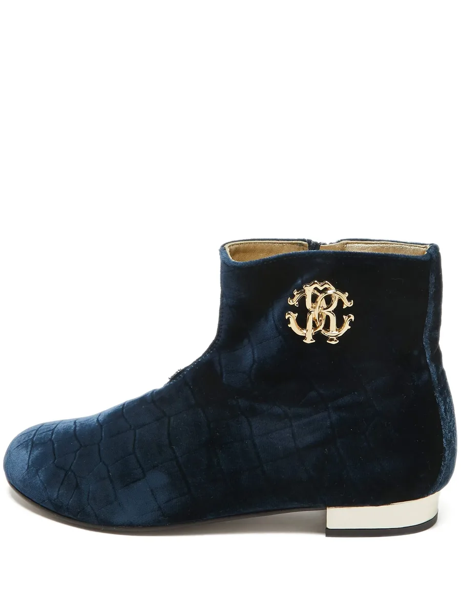 crocodile-embossed boots 1