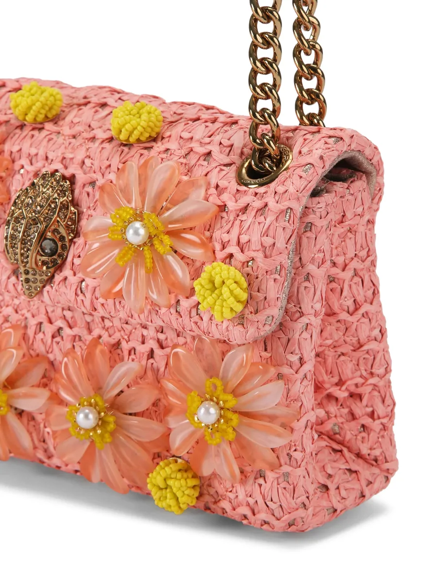 mini Raffia Kensington shoulder bag 8