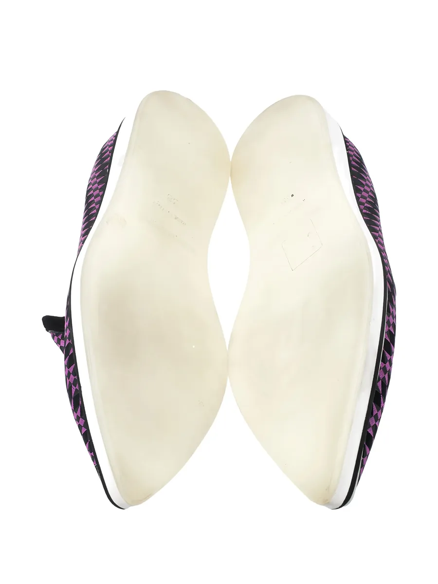 pre-owned Alona woven loafers 7