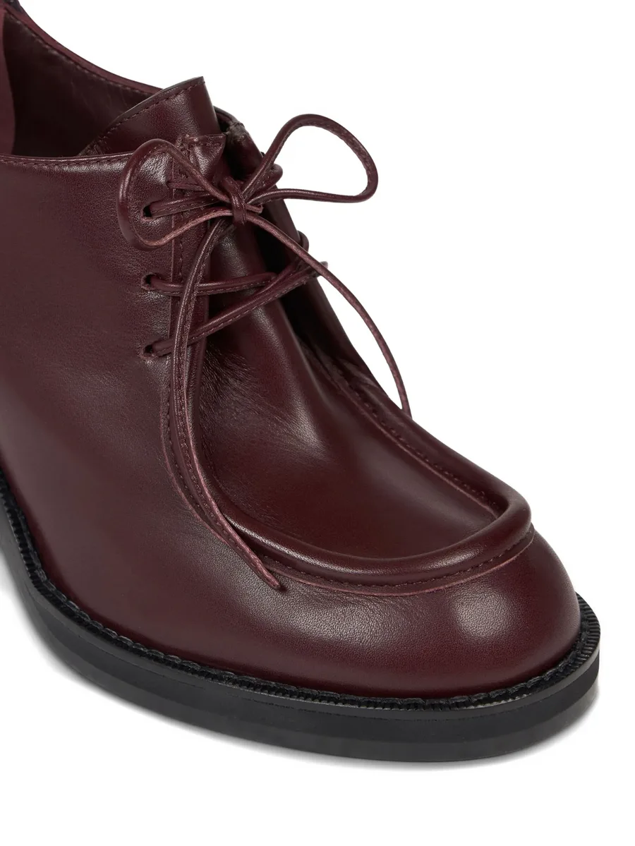 75mm lace-up texan-heel pumps 8