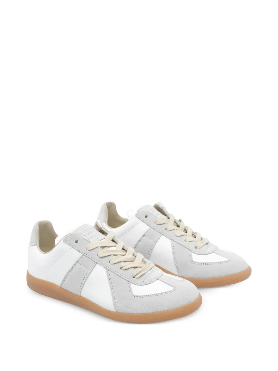 Replica leather sneakers 4