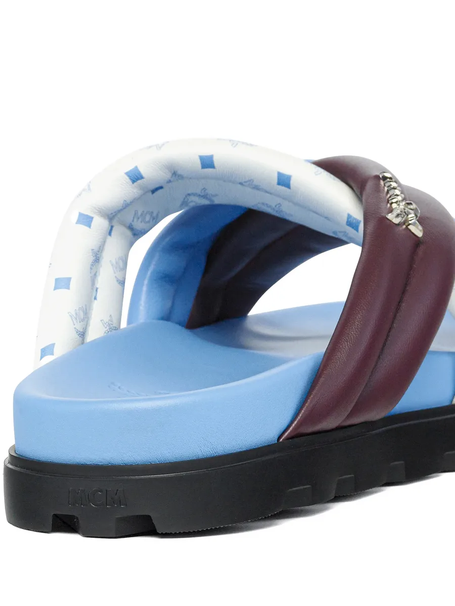 criss-cross logo sandals 9