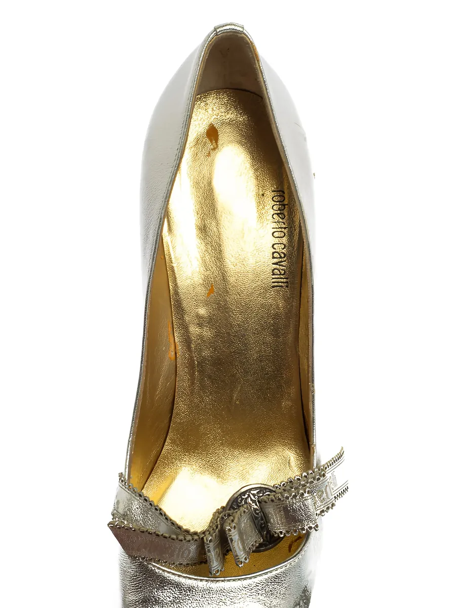 100mm metallic leather pointed-toe pumps 11