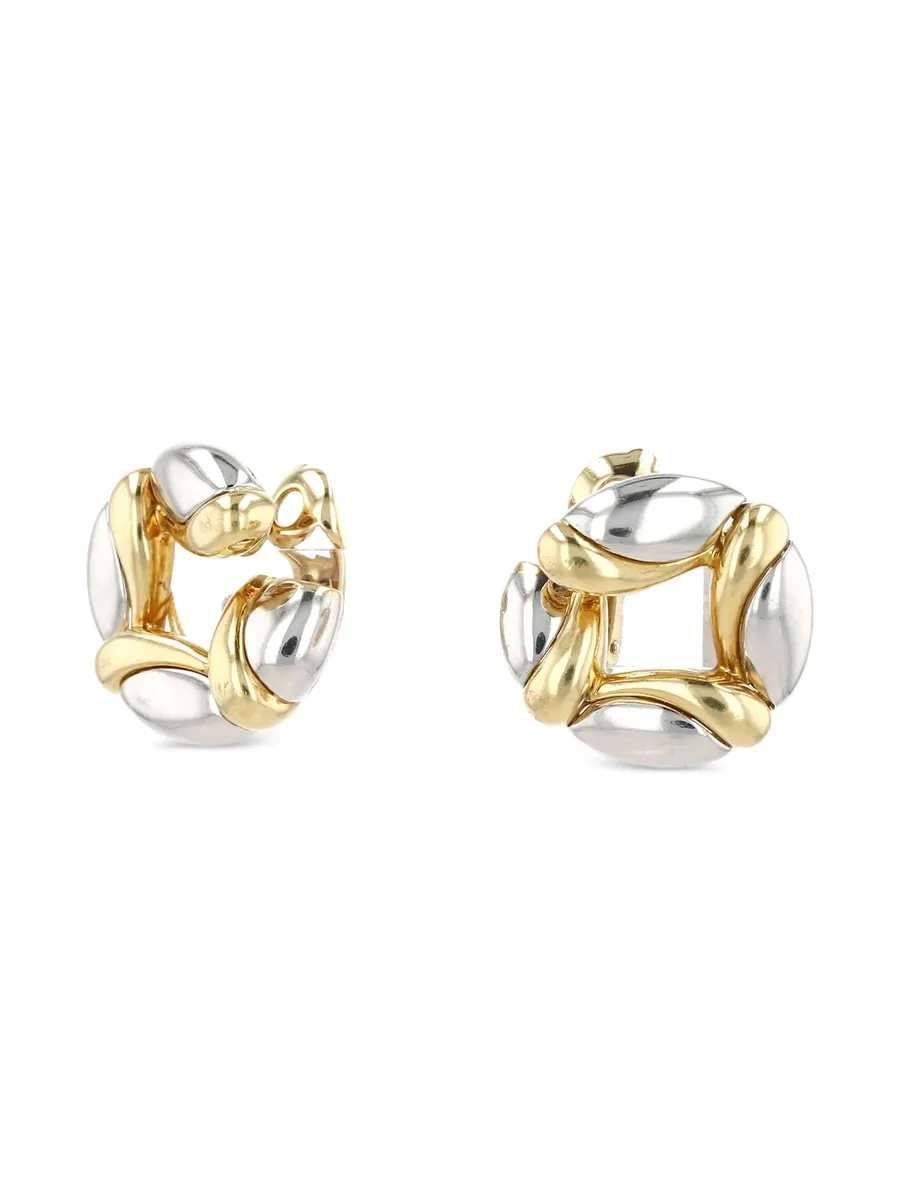 1990s yellow gold hoop earrings 6