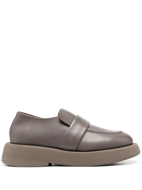 slip-on leather loafers