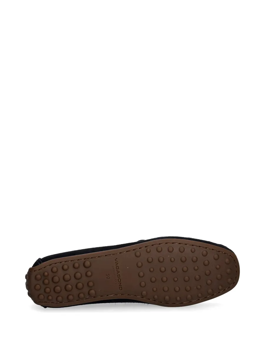 Larissa bow-detail suede loafers 9