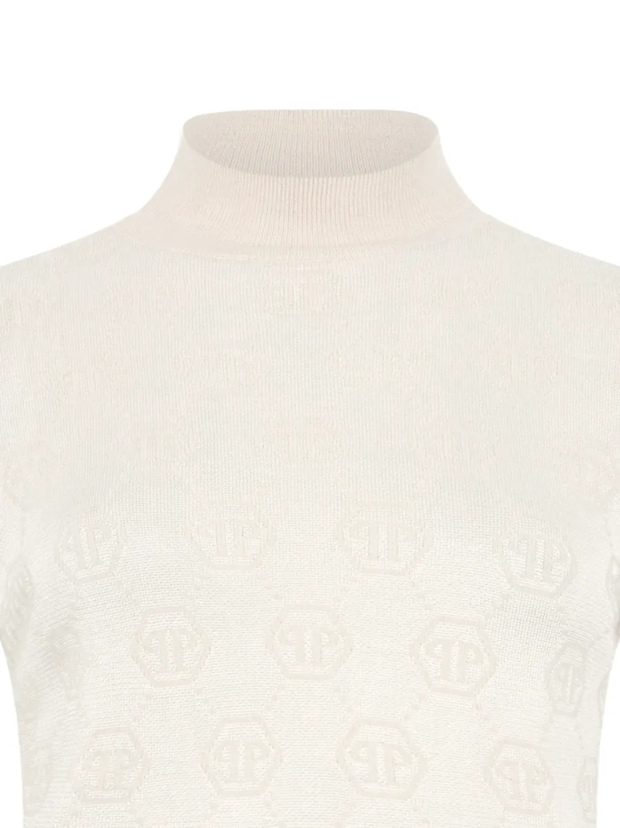 свитер Monogram с высоким воротником 2