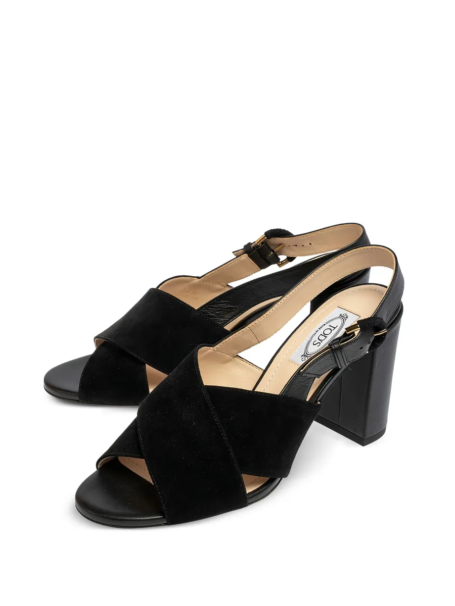 pre-owned 90mm slingback sandals 4