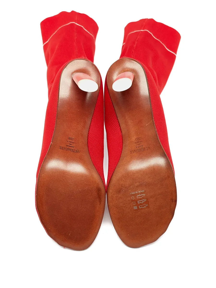 90mm lipstick knitted boots 9