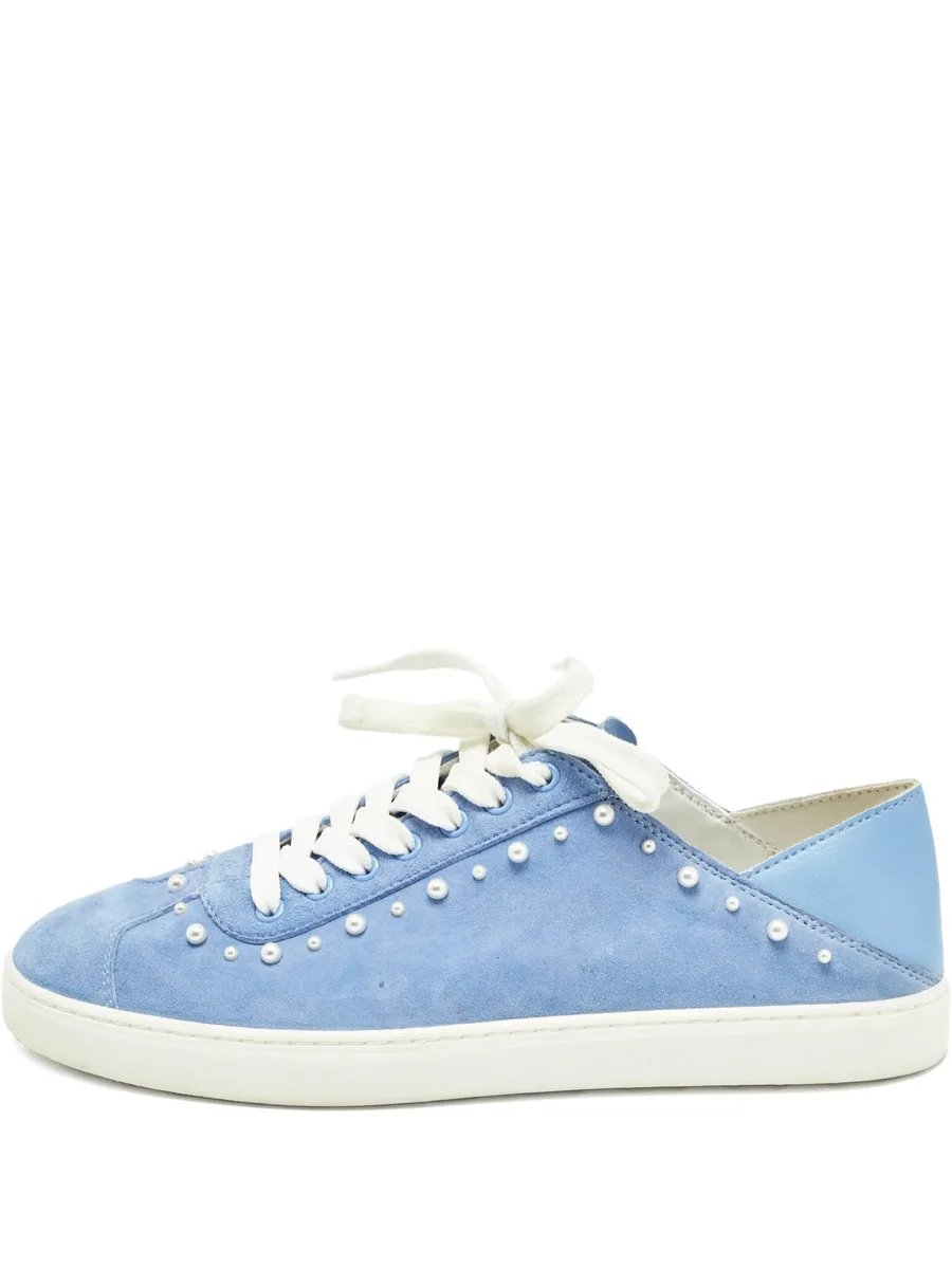 leather lace-up sneakers 2