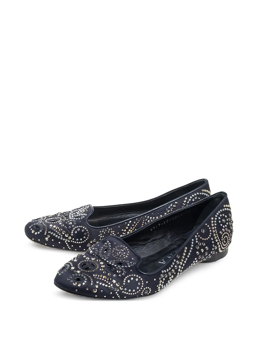 pre-owned embellished ballet flats 3