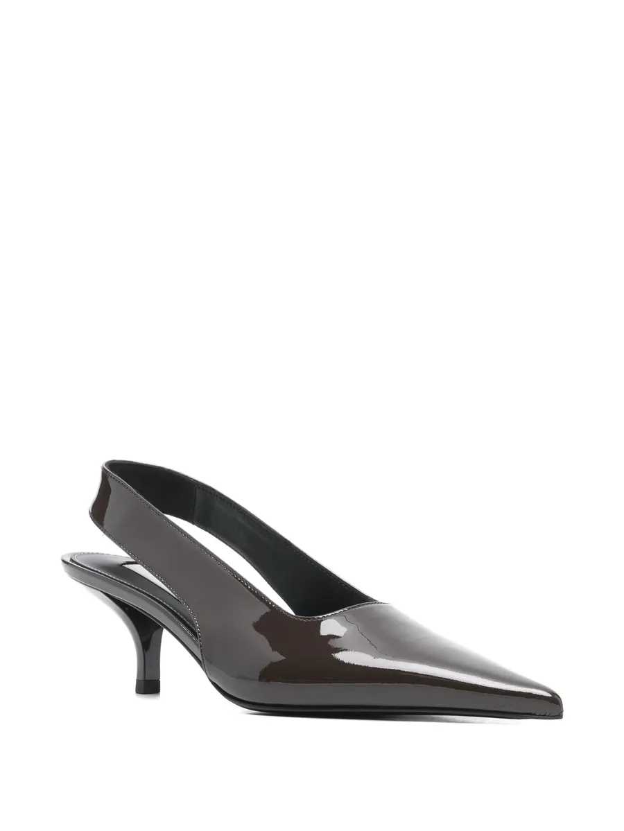 slingback calf leather pumps 3