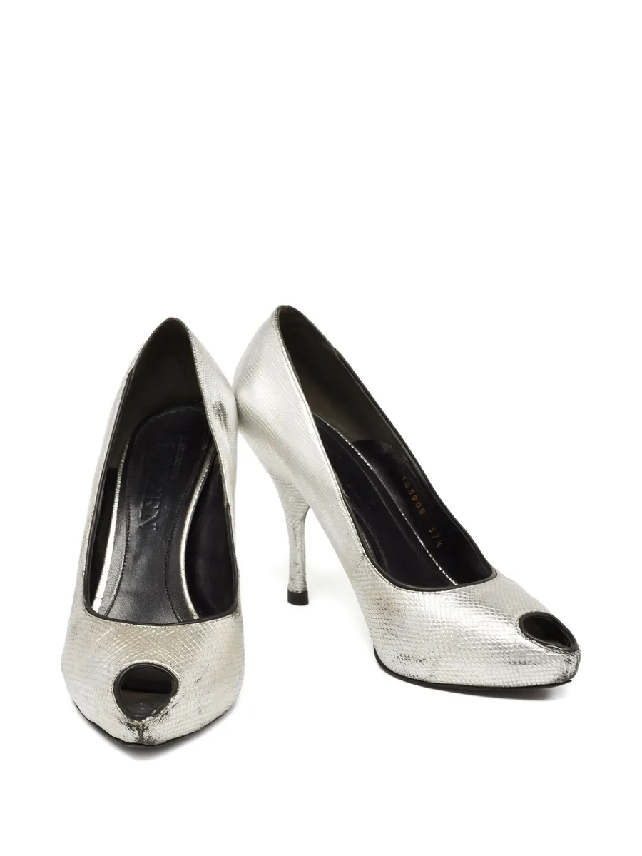 2024 Lizard Embossed Leather Pumps 8