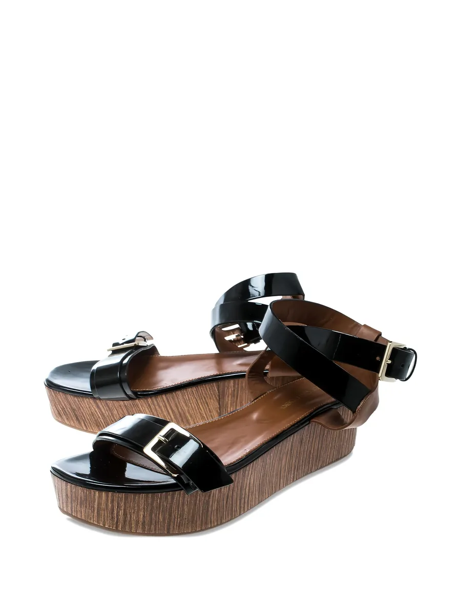 45mm platform heeled sandals 7