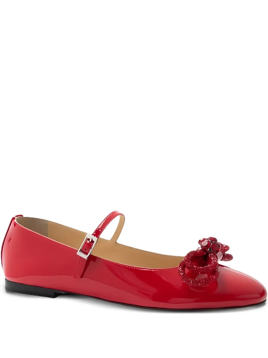 bow embellished ballet flats 2