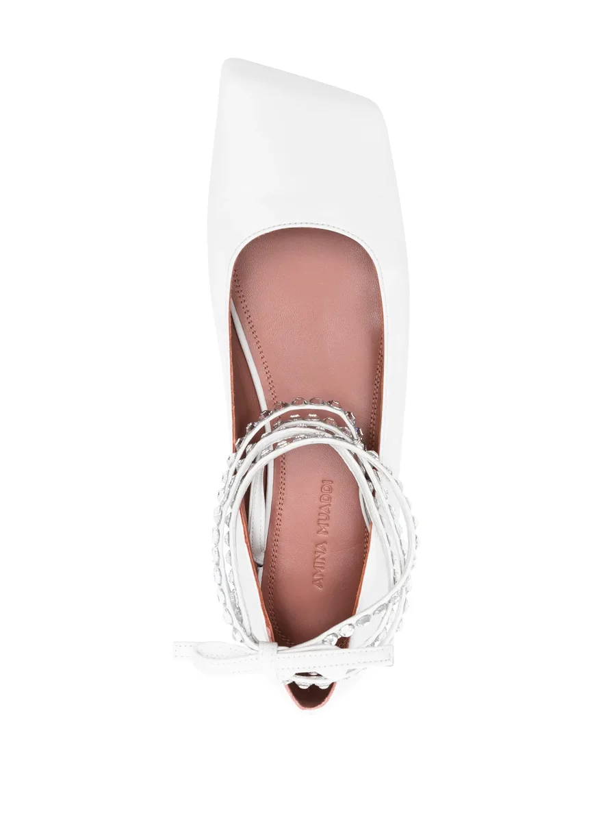 Anne lace-up leather ballerinas 7