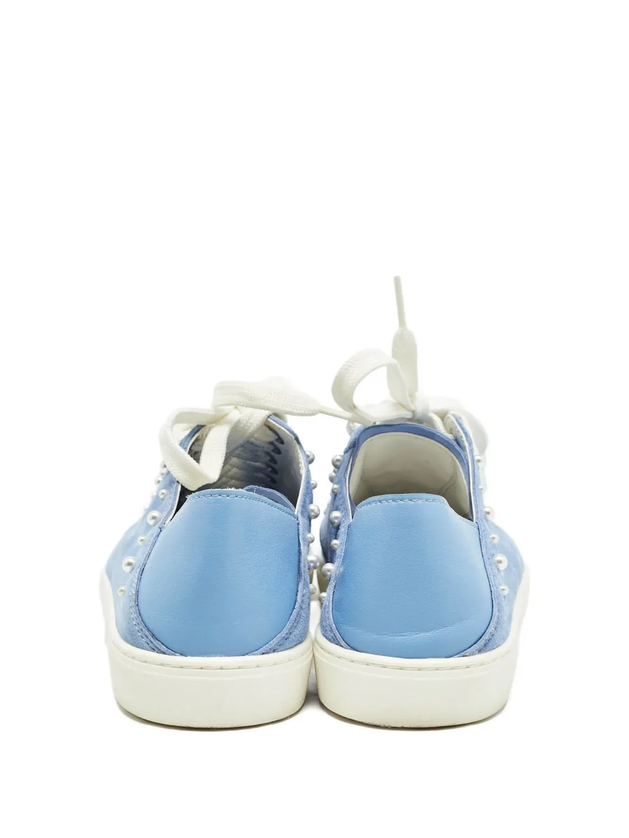 leather lace-up sneakers 5