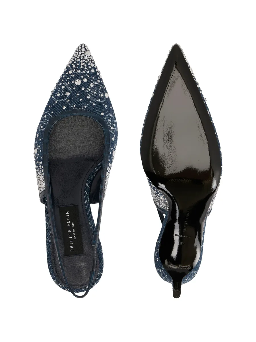monogram strass heeled pumps 10