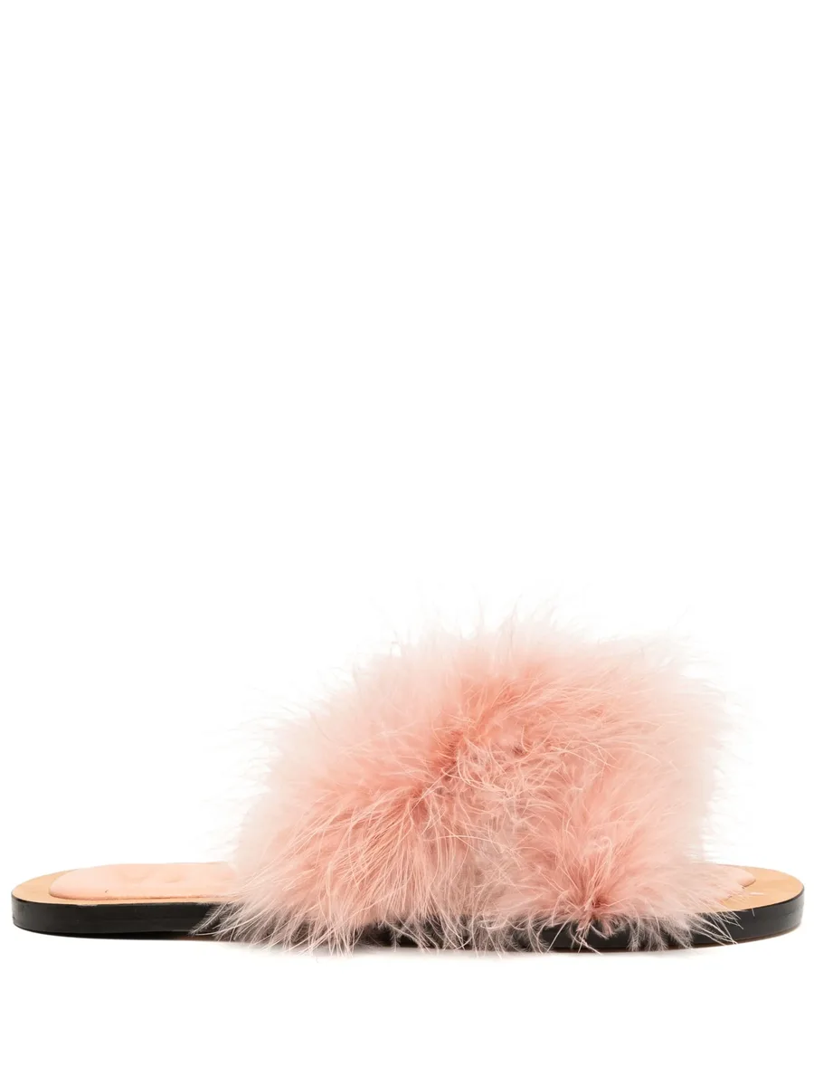 fluffy sandals 1