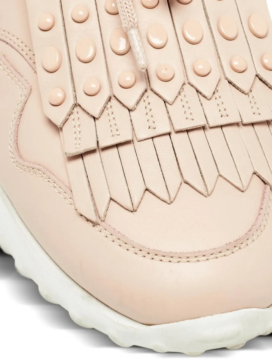 fringed leather sneakers 11