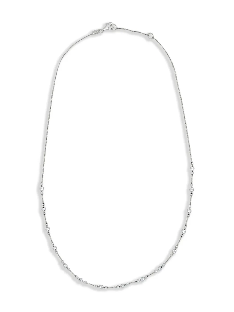 diamond trio tennis necklace 2