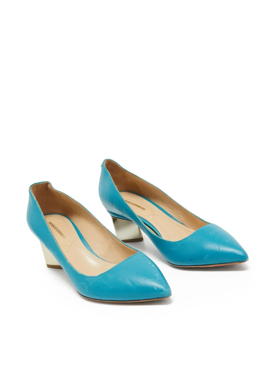 leather heeled pumps 3